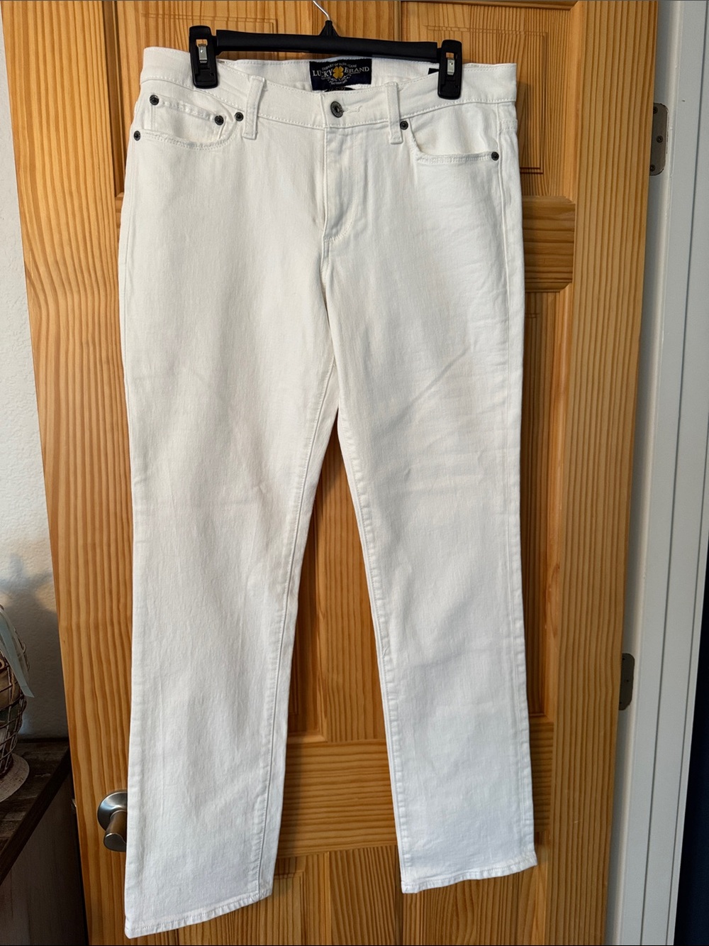 Lucky Brand Sweet Straight White Jeans